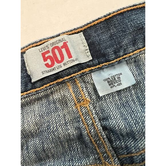 LEVI'S Men's WPL-423 501 XX Vintage Denim Medium Button Fly Blue Jeans Sz 36x29 - Picture 4 of 13